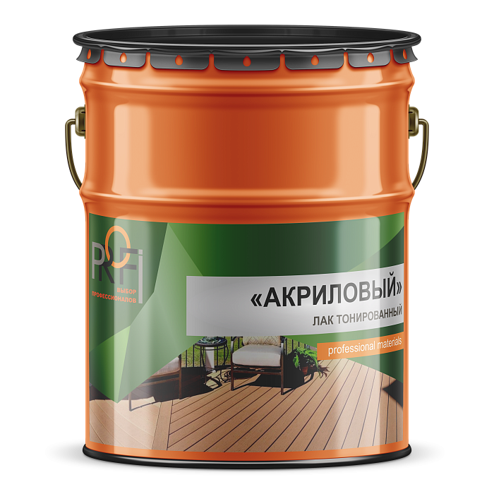 Лак "АКРИЛОВЫЙ" тонированный PROFI
